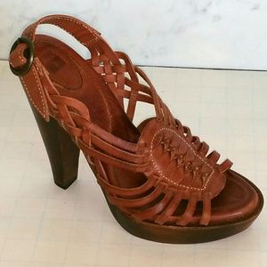 Frye heeled sandals